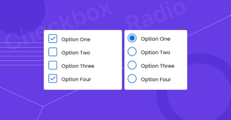 Custom checkbox and radio buttons bootstrap